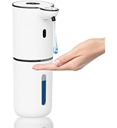 Automatic Liquid Soap Dispenser Touchless, Foaming Soap Dispenser 6 Adjustable Level Hands Free A...