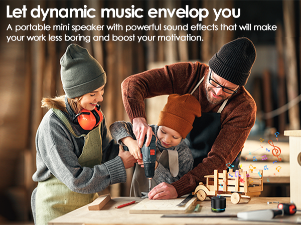 Mini Speakers with Hands-Free Call