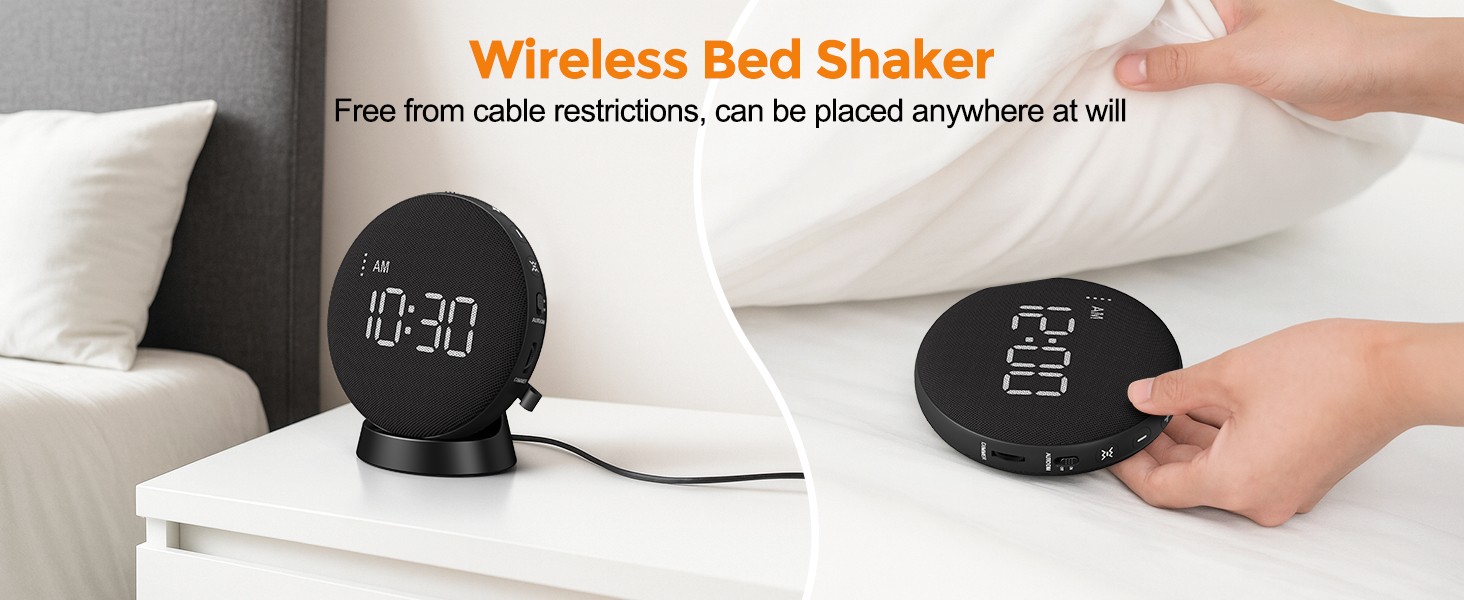 vibrating alarm clock under pillow vibrating alarm clock bed vibrating alarm clock