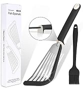 Maywe Tanso Fish Spatula,600? Heat Resistant Silicone Fish Spatula with Basting Brush,for Nonstic...
