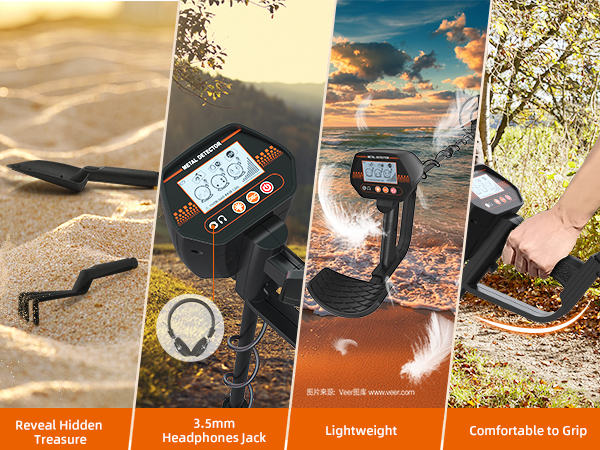 lightweight metal detector