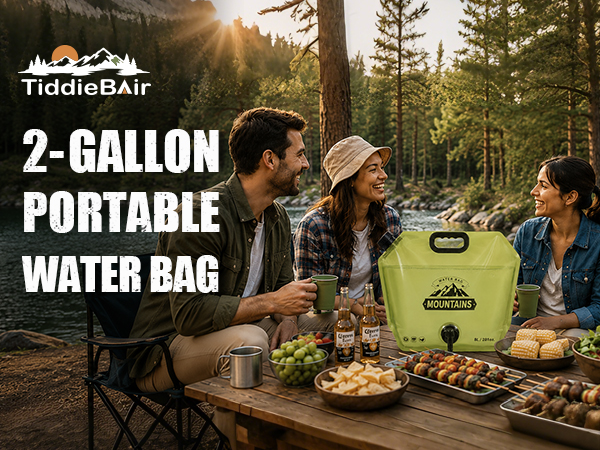 TiddieBair 2 Gallon Portable Water Bag