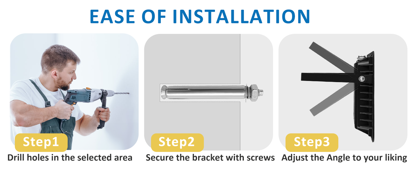 Flood light Outdoor,Super Bright Floodlight Outside Work Light,LED Flood Light Outdoor