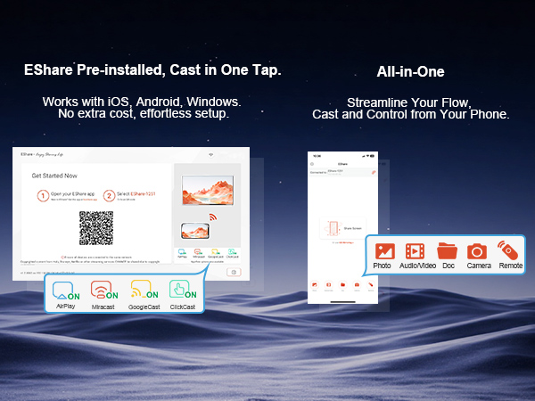 projector for smartphone iphone android windows casting