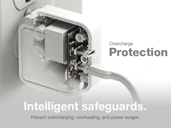 Equipped with intelligent safeguards to prevent overcharging, overheating, power surges - UL listed