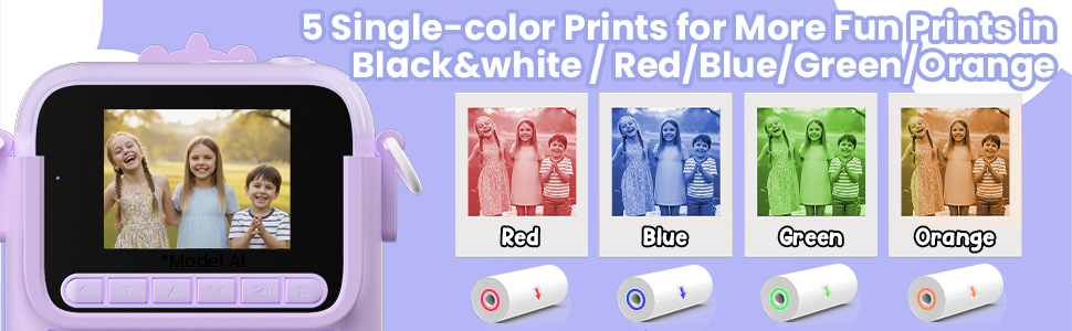 kids instant print camera