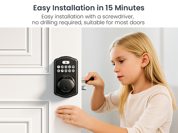 keyless entry door lock