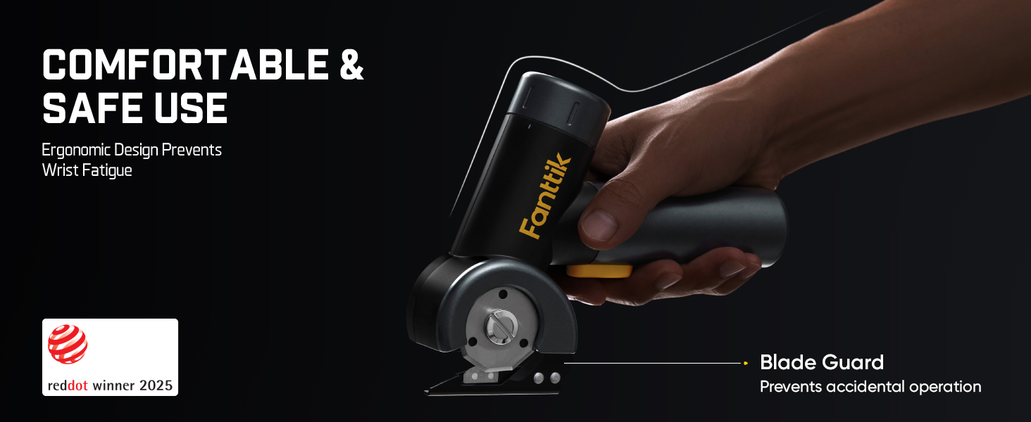 Fanttik C8 Nano 3.7V Cordless Electric Scissors with LED Display