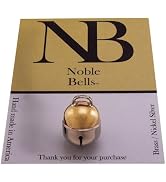 Noble Bells - Handmade in USA, Extra Loud Multifaceted Clacker, Collar Bell for Cats and Dogs, Pr...