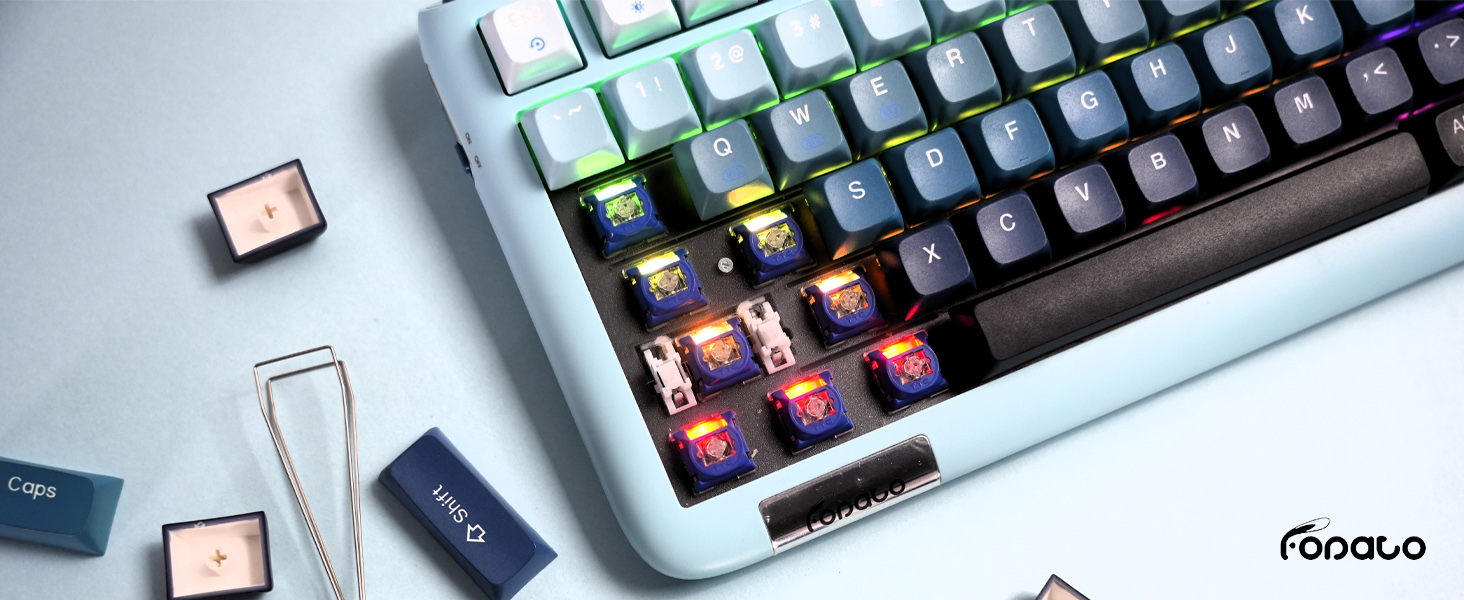FOPATO F75 Gaming Mechanical Keyboard