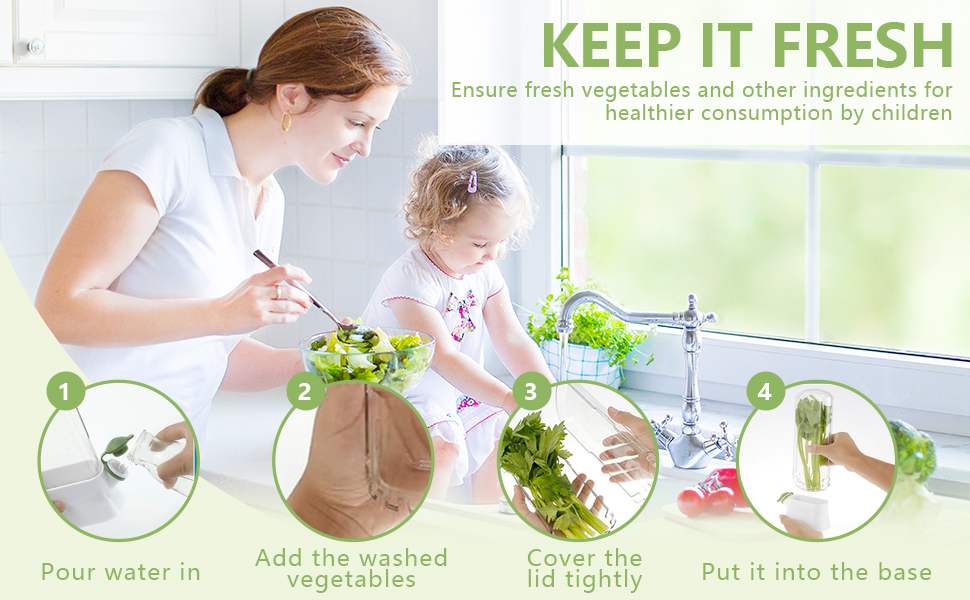 herb keeper for refrigerator