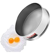 VEVOR Fine Mesh Flour Sieve, 150 Mesh Sifter, 304 Stainless Steel Food-Grade, 12.6" Strainer for ...