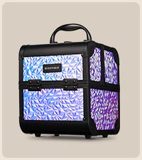 BYOOTIQUE Rolling Makeup Case Cosmetology case on wheels Makeup Artist Nail