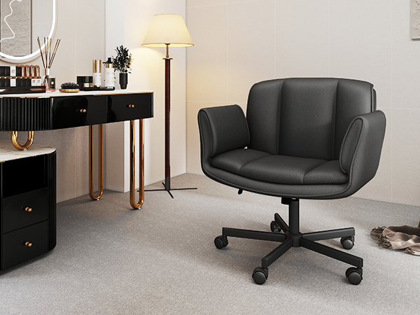 Comfy Wide Vanity Chair