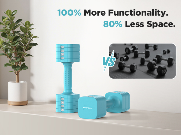 adjustable dumbbells set