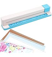 30 Holes Binding Punch,Loose Leaf Paper Punch Machine,Portable Hand Pushed Multi-Hole Puncher for...
