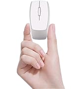 Bluetooth Mouse Rechargeable Portable Mini Computer Mice with TF Card Reader 3 Adjustable DPI Opt...