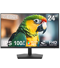 Z-Edge 27-inch Curved Gaming Monitor, Full HD 1080P 1920x1080 LED Backlight Monitor, with 100Hz Refr...