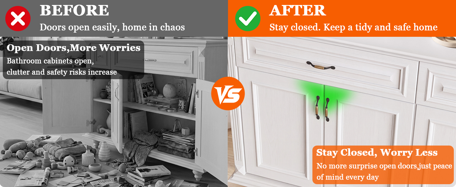 Magnetic Cabinet Catches for Closure