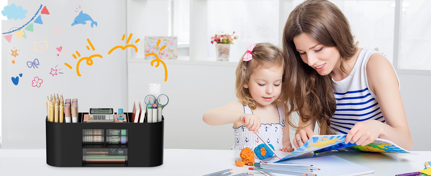 kids desk organizer