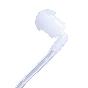 earbud single ear snug fit