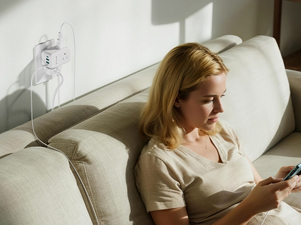 behind couch outlet extender