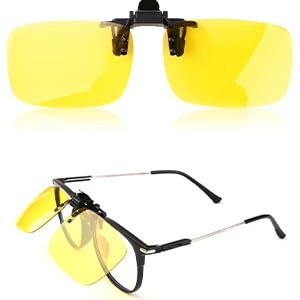 Clip on Polarized Night Vision Driving Glasses