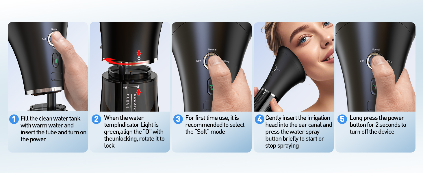 ear wax removal water flush