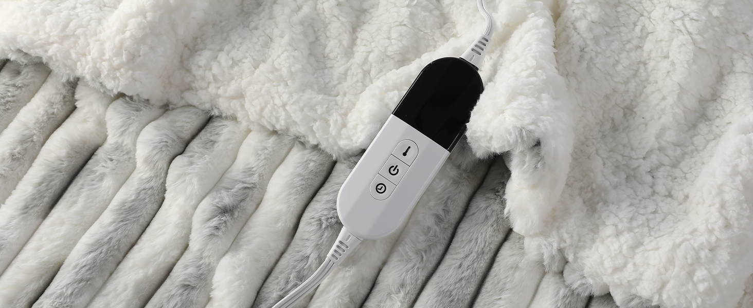 Heated Blanket Throw Size, 50&amp;#39;&amp;#39; X 60&amp;#39;&amp;#39;