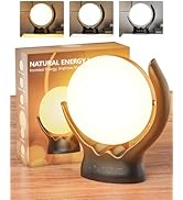 Light Therapy Lamp, UV-Free 10000 Lux Therapy Light, Rotatable Sunlight Lamp with 3 Color Tempera...