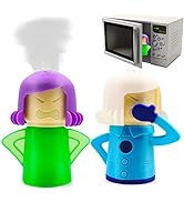 Abnaok Angry Mom Microwave Cleaner and Chilly Mama Fridge Deodoriser 2PCS Easily Clean in Minutes...