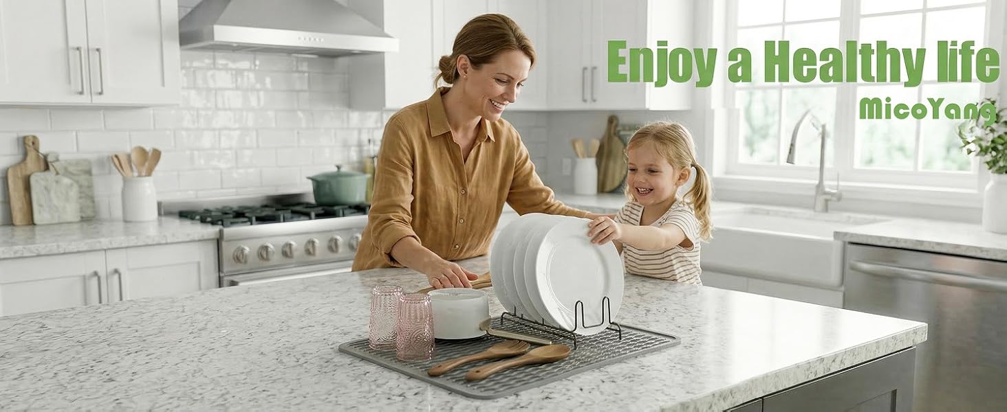 MicoYang dish drying mat for Multiple Usage