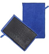 Anglecai Clay Mitt 2 Pack, Clay Bar Mitt for Car Detailing Fine Grade Clay Towel Mitt Reusable Ca...