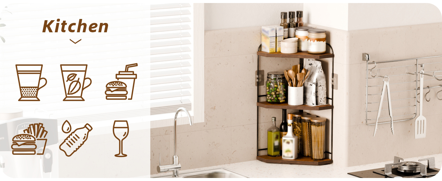 kitchen countertop organizer