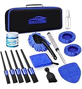 15Pcs Car Interior Detailing Kit, Car Cleaning Kit Interior Cleaner with Windshield Cleaning Tool...