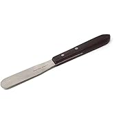 A2Z-WHS3 Stainless Steel Lab Spatula with Wooden Handle, 3" Blade, 0.62" Blade Width, 7" Total Le...