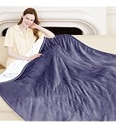 VELLUBAM Heated Blanket Throw Blanket 50