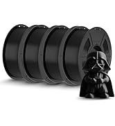 TECBEARS PLA 3D Printer Filament, 4KG PLA Filament 1.75mm, Neatly Wound 3D Printing Filament, Dim...