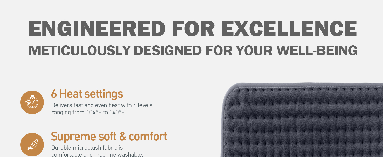 heating pad for back