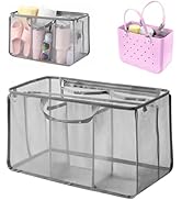 Beach Bag Organizer Compatible with X Large Bogg Bag, Lightweight Mesh Insert Divider Pouch with ...
