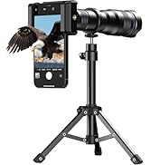 Evil eye 36X Telephoto Lens, High Power HD Telephoto Phone Lens with Tripod and Phone Clip for An...