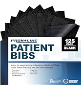 Disposable Dental Bibs (Pack of 125) 13"x 18" - 3 Ply Waterproof Tattoo Supplies Cover for Patien...