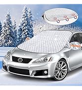 LAMA Magnetic Car Windshield Cover for Ice and Snow, Snow Cover with Side Wing Mirror Cover, Wate...