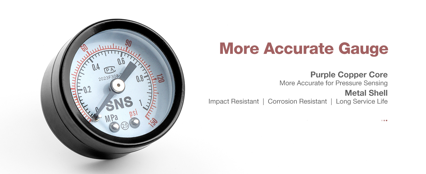 The pressure gauge of AR regulator