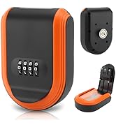 MEKOTRIN Magnetic Key Lock Box Under Car, 4 Digit Combination Key Holder with Strong Magnet, Wall...