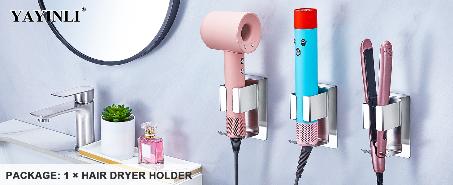 Hair Dryer Holder Wall Mount
