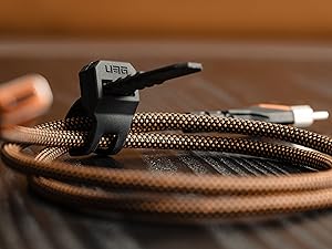 UAG Ultra USB 3.2 Gen 2 SuperSpeed USB-C to USB-C Cable 2.5ft 240W Charging Cable with Strap