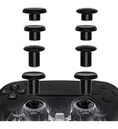 eXtremeRate ThumbsGear V2 Interchangeable Ergonomic Thumbstick for PS5 Controller, Black Replacem...