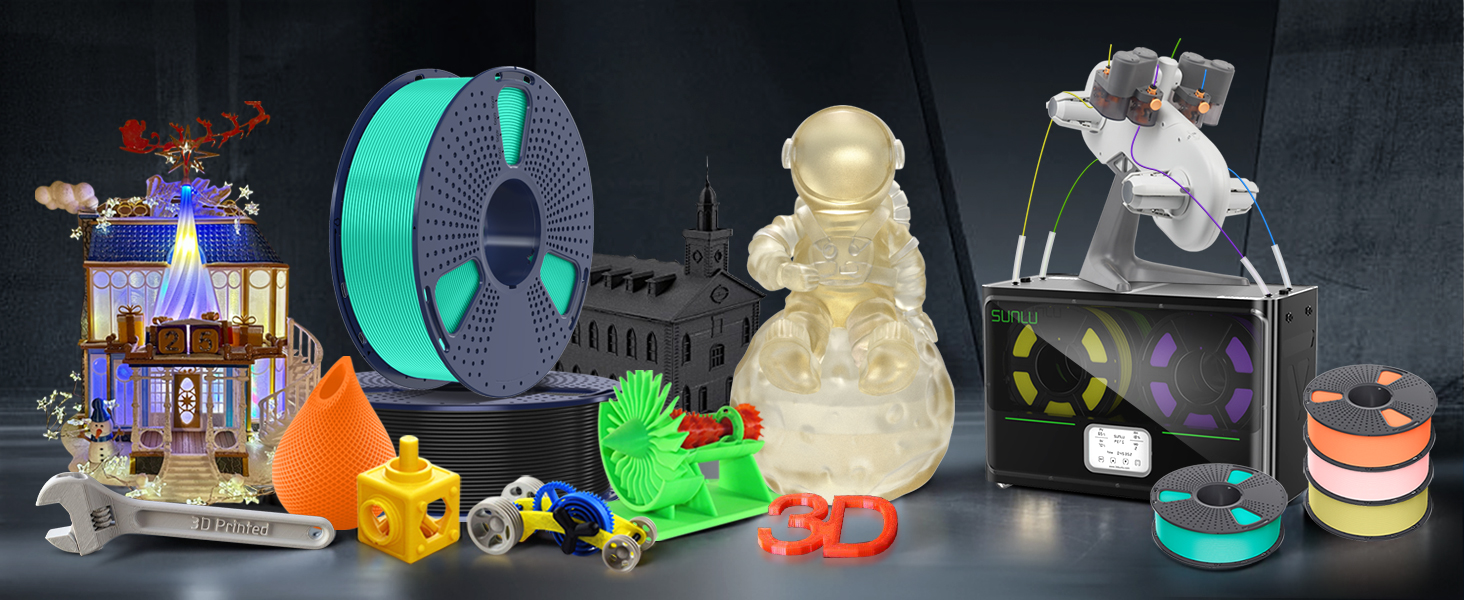 SUNLU 3D printer filament 3D printing filament PLA filament 1.75 mm