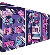 Japanese Comic Large Gaming Mouse Pad with Stitched Edges, Durable Non-Slip Natural Rubber Base, ...